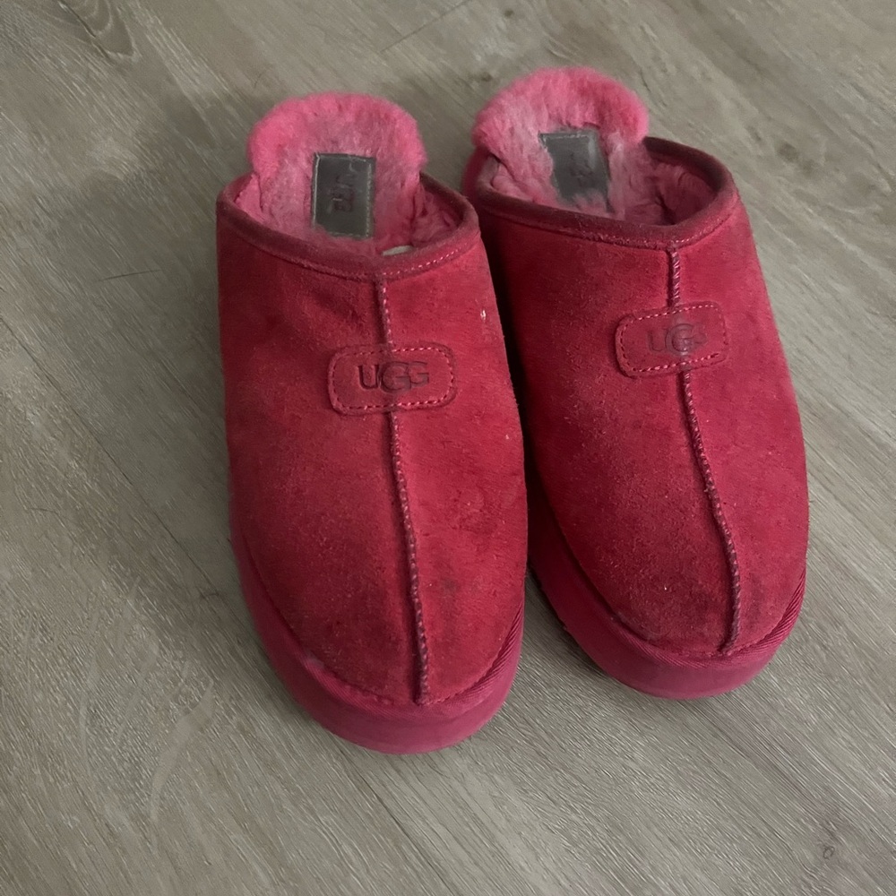 UGG pink platform Slippers